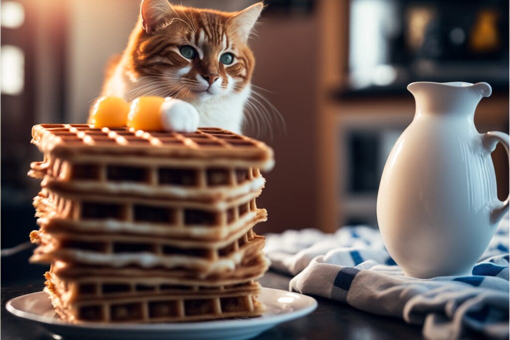 cat waffles