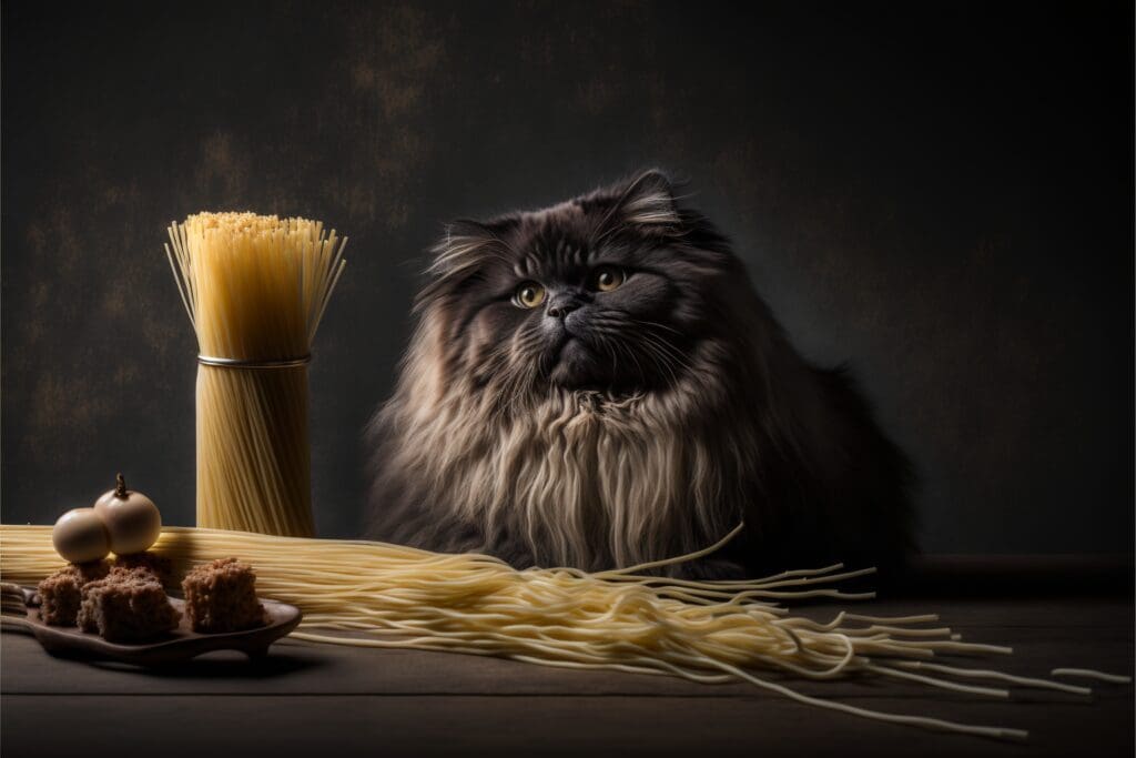 cat spaghetti
