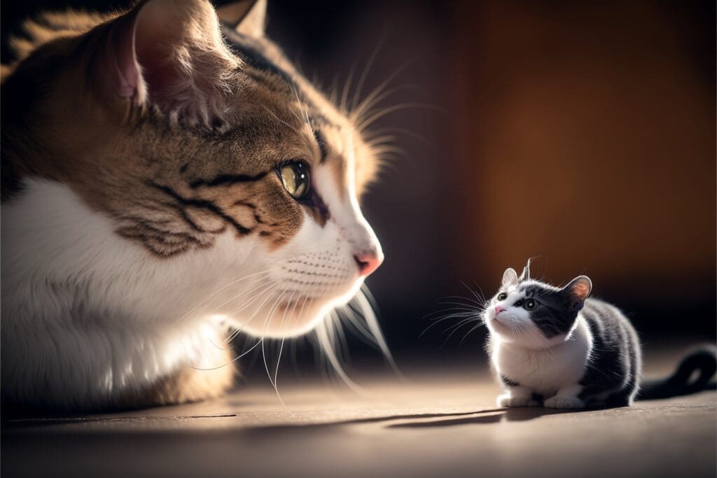 cat and hamster