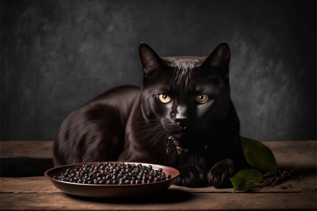 cat black beans