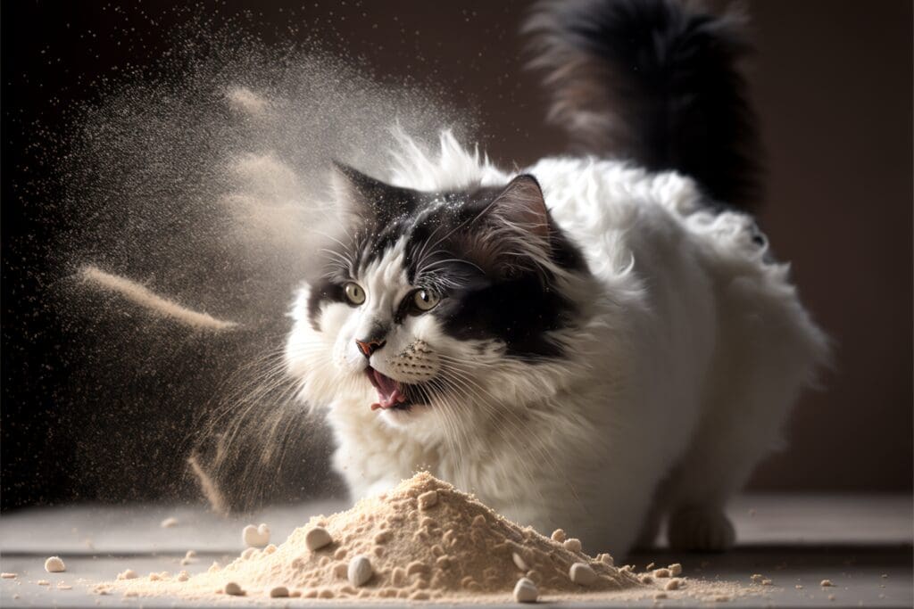 cat flour