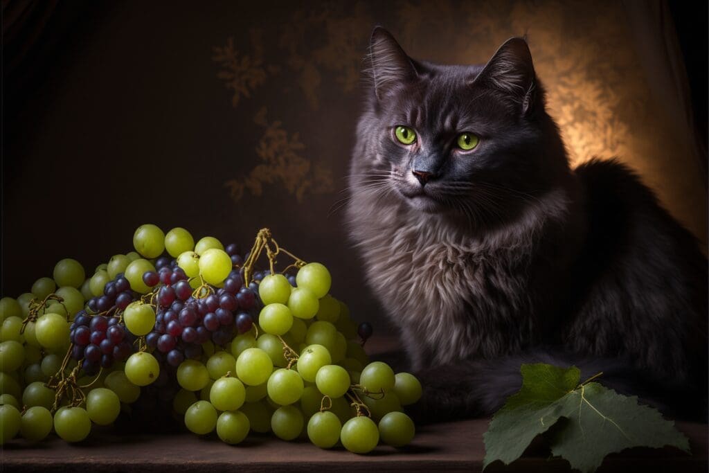 cat grapes