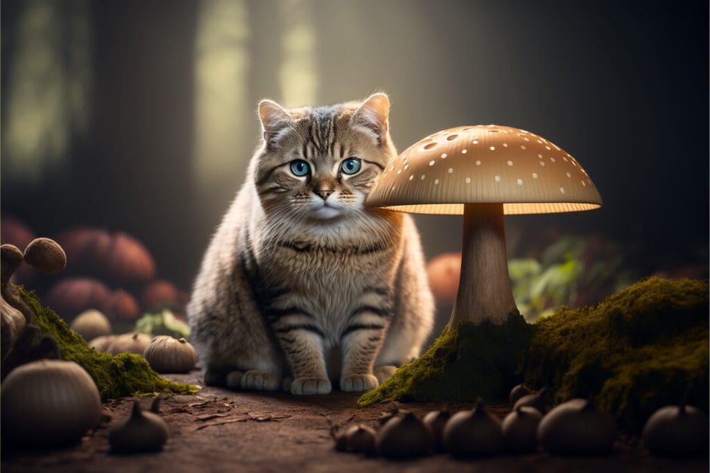 cat mushrooms