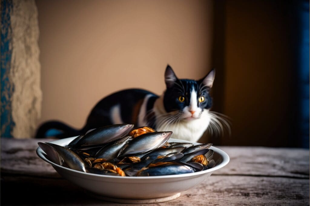 cat mussels