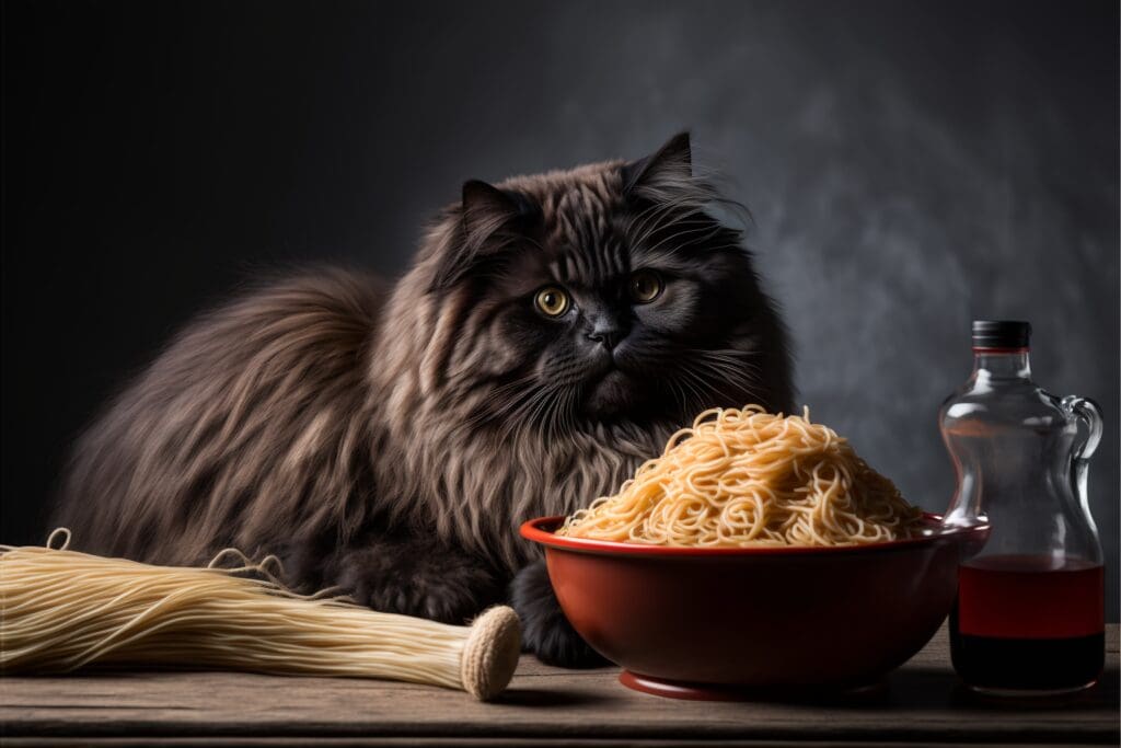 cat spaghetti
