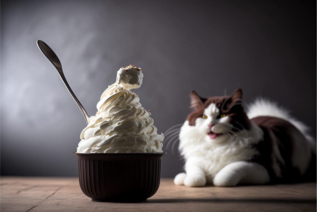 cat whip cream