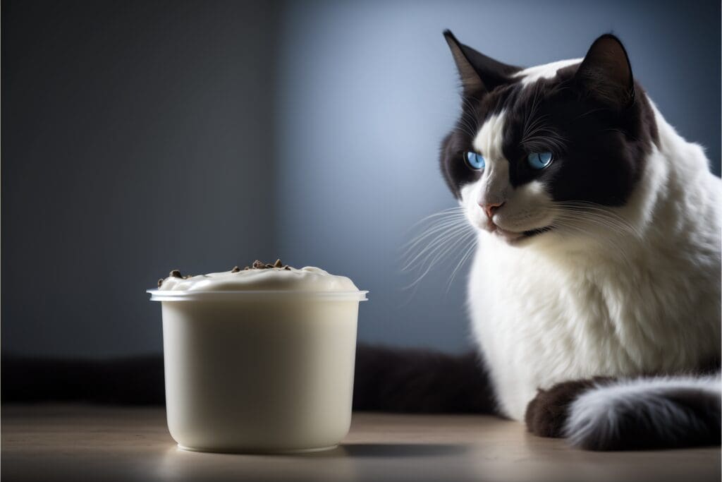 cat yogurt